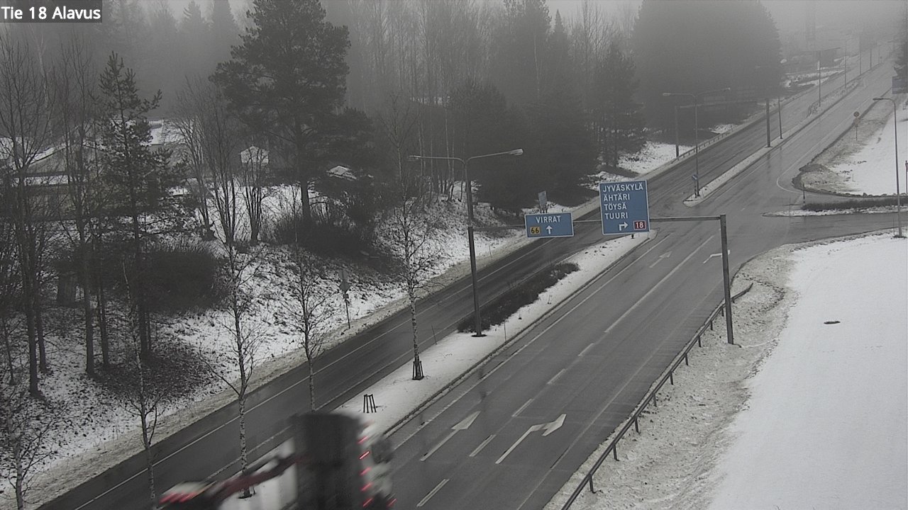Weather Camera Image Road 18 Alavus, Alavus, Etelä-Pohjanmaa