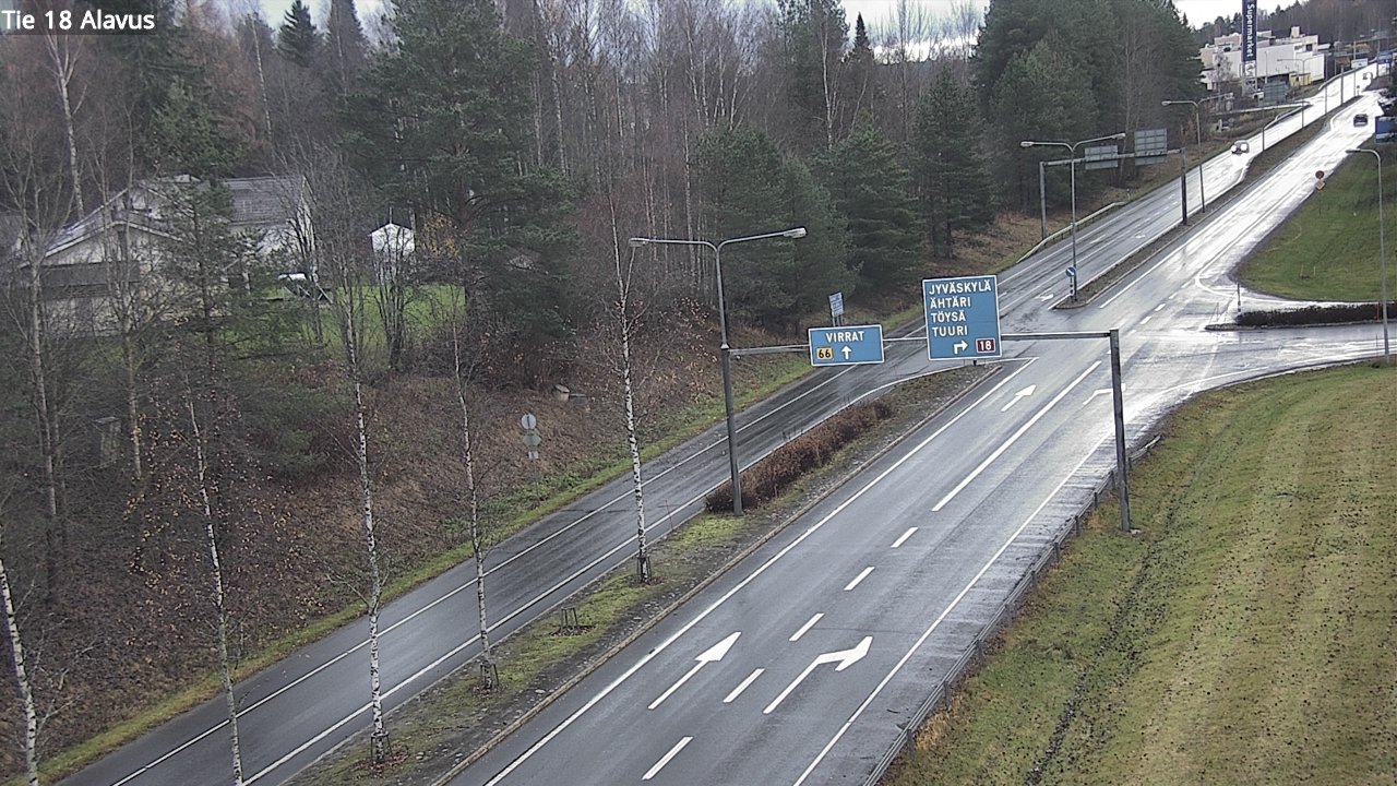 Weather Camera Image Väg 18 Alavo, Alavus, Etelä-Pohjanmaa