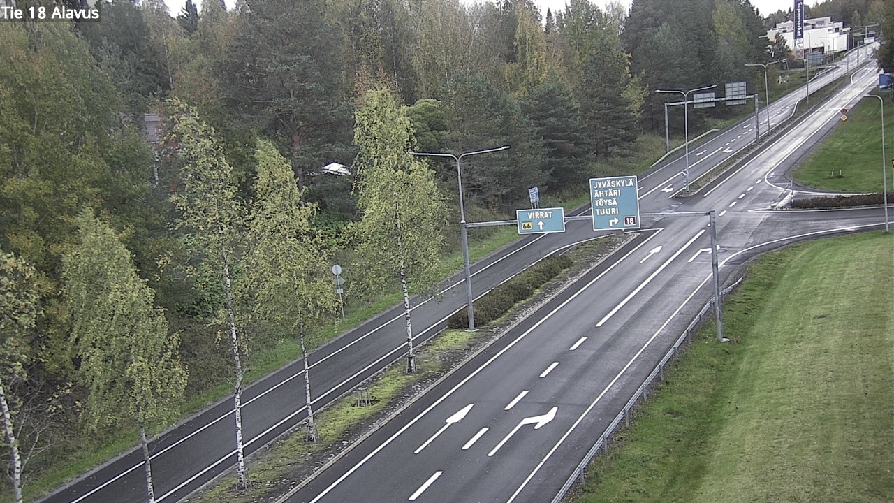 Weather Camera Image Road 18 Alavus, Alavus, Etelä-Pohjanmaa