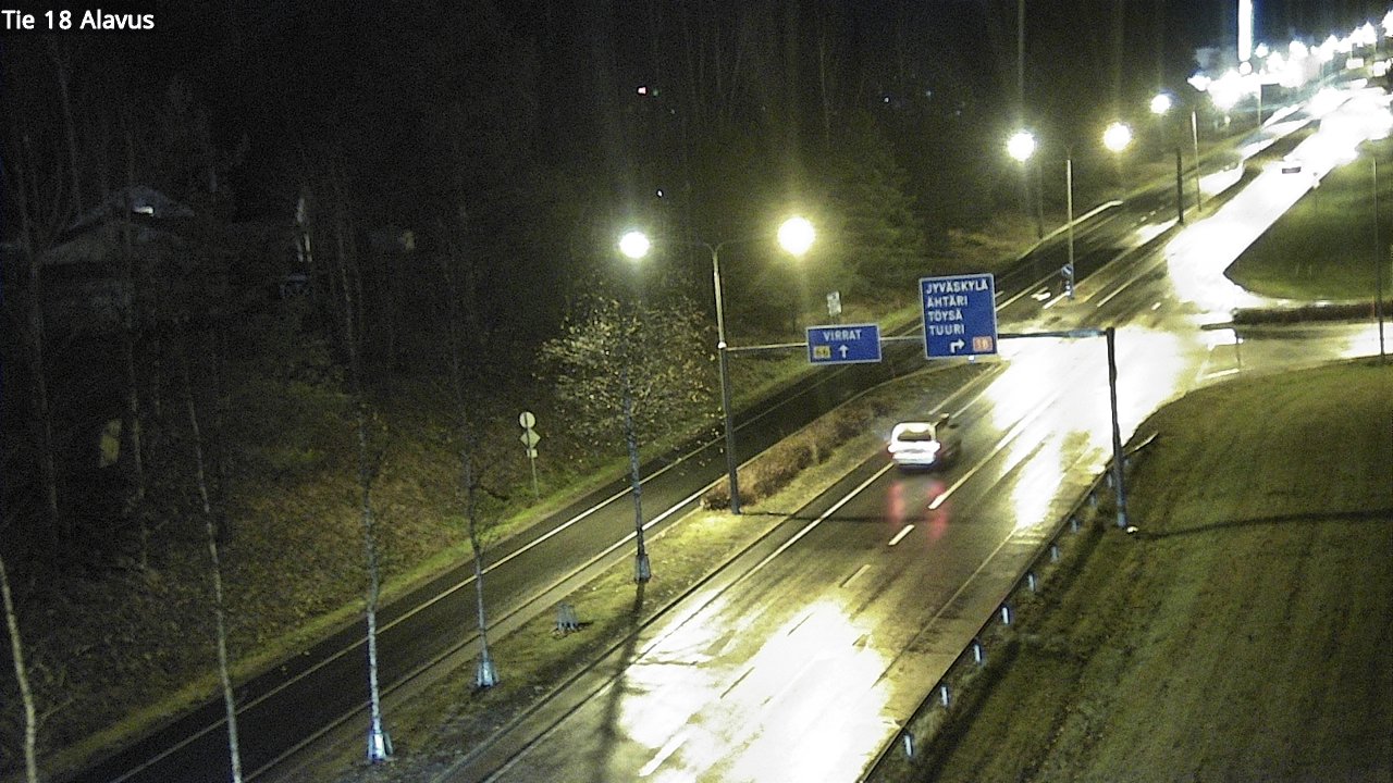 Weather Camera Image Road 18 Alavus, Alavus, Etelä-Pohjanmaa