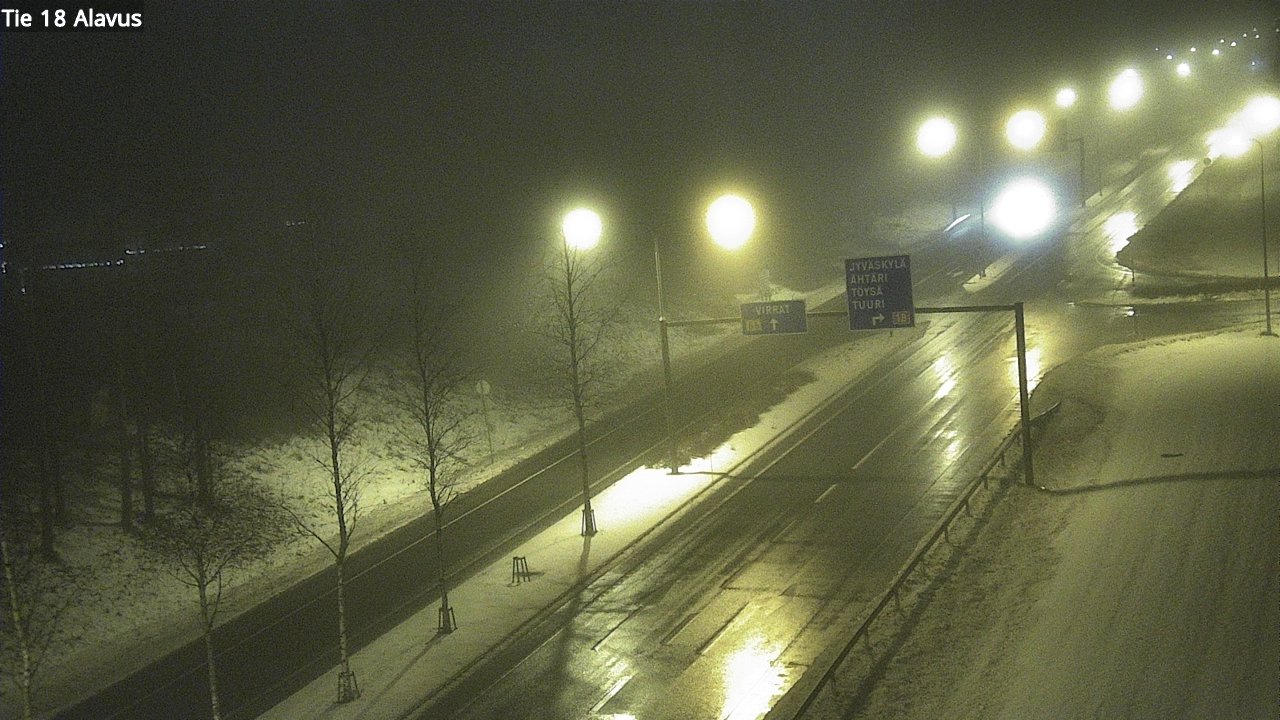 Weather Camera Image Road 18 Alavus, Alavus, Etelä-Pohjanmaa