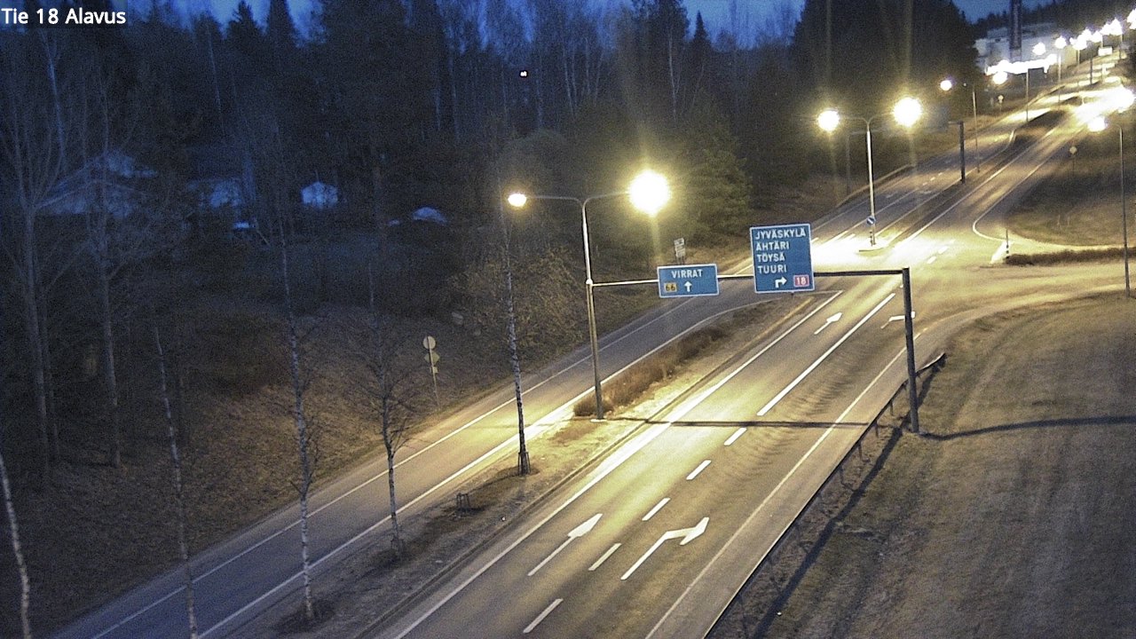 Weather Camera Image Road 18 Alavus, Alavus, Etelä-Pohjanmaa