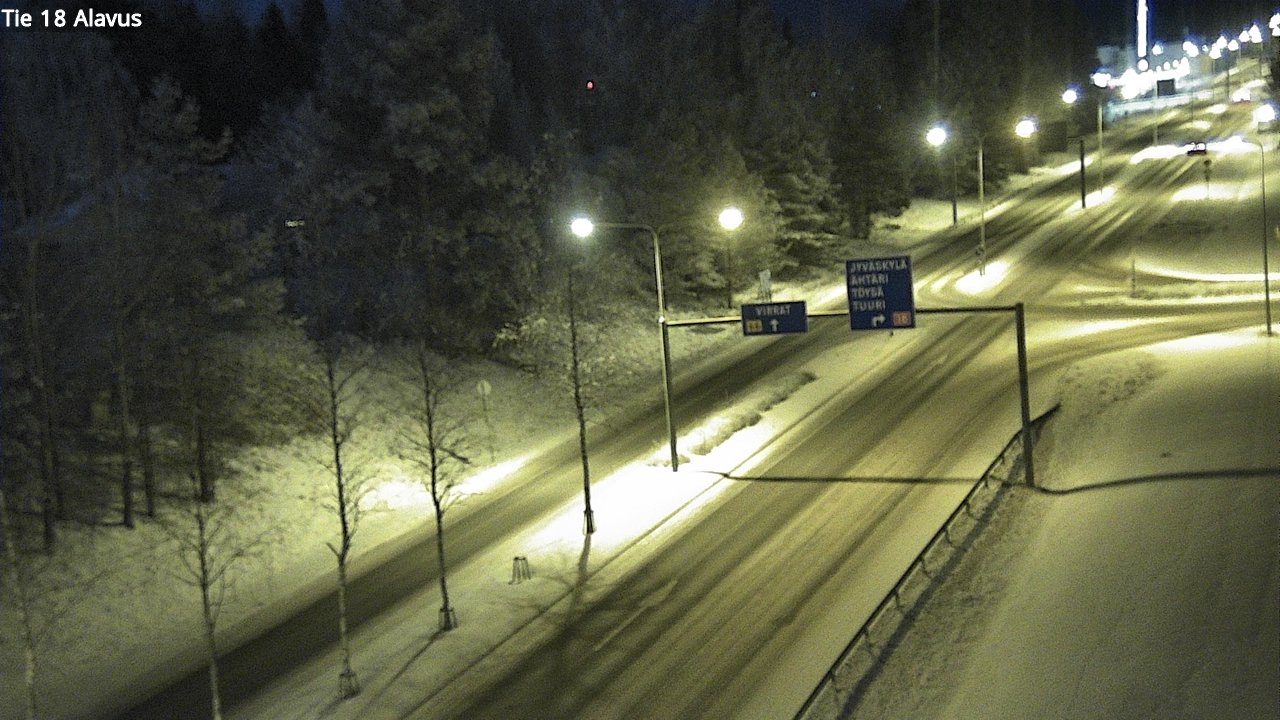 Weather Camera Image Road 18 Alavus, Alavus, Etelä-Pohjanmaa