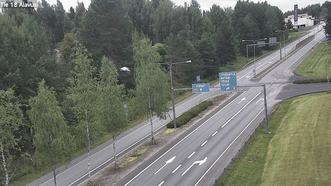 Weather Camera Image Road 18 Alavus, Alavus, Etelä-Pohjanmaa