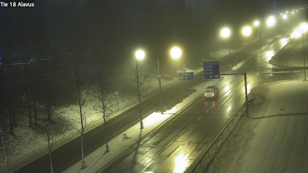 Weather Camera Image Road 18 Alavus, Alavus, Etelä-Pohjanmaa