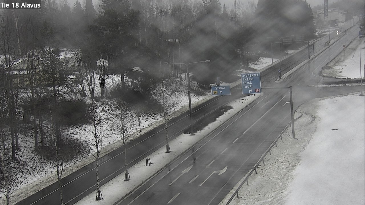 Weather Camera Image Road 18 Alavus, Alavus, Etelä-Pohjanmaa