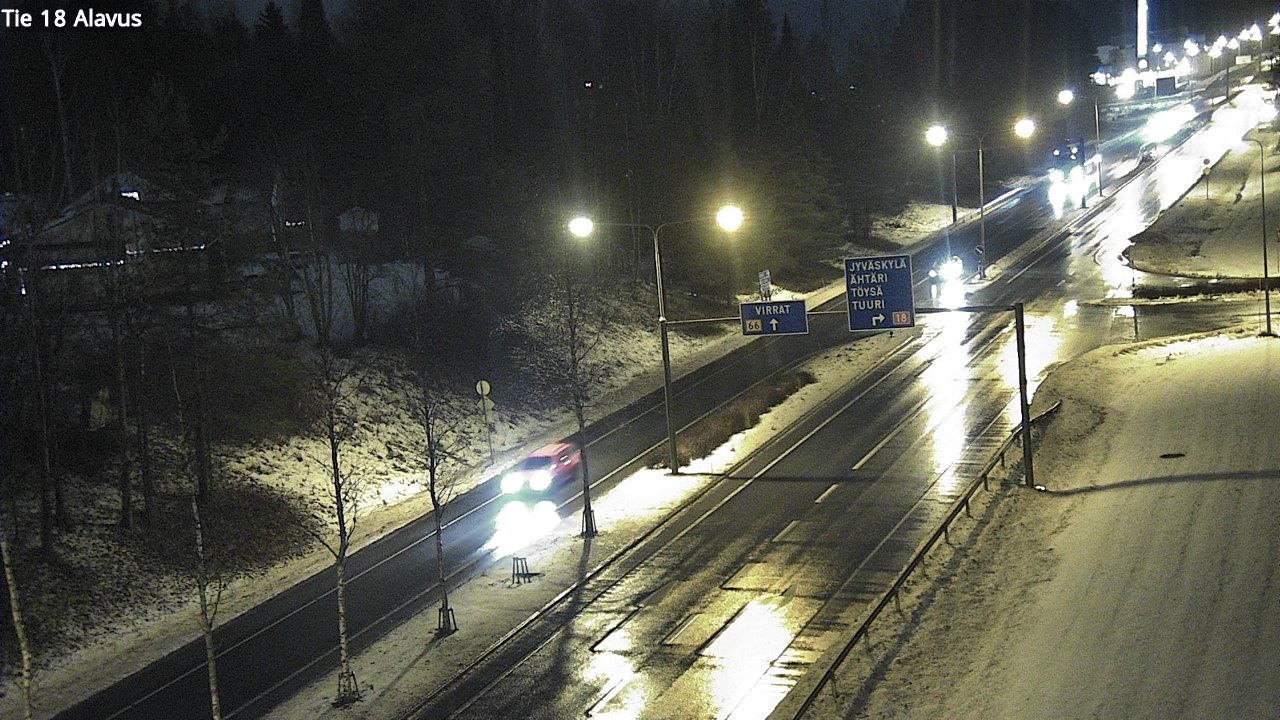 Weather Camera Image Road 18 Alavus, Alavus, Etelä-Pohjanmaa