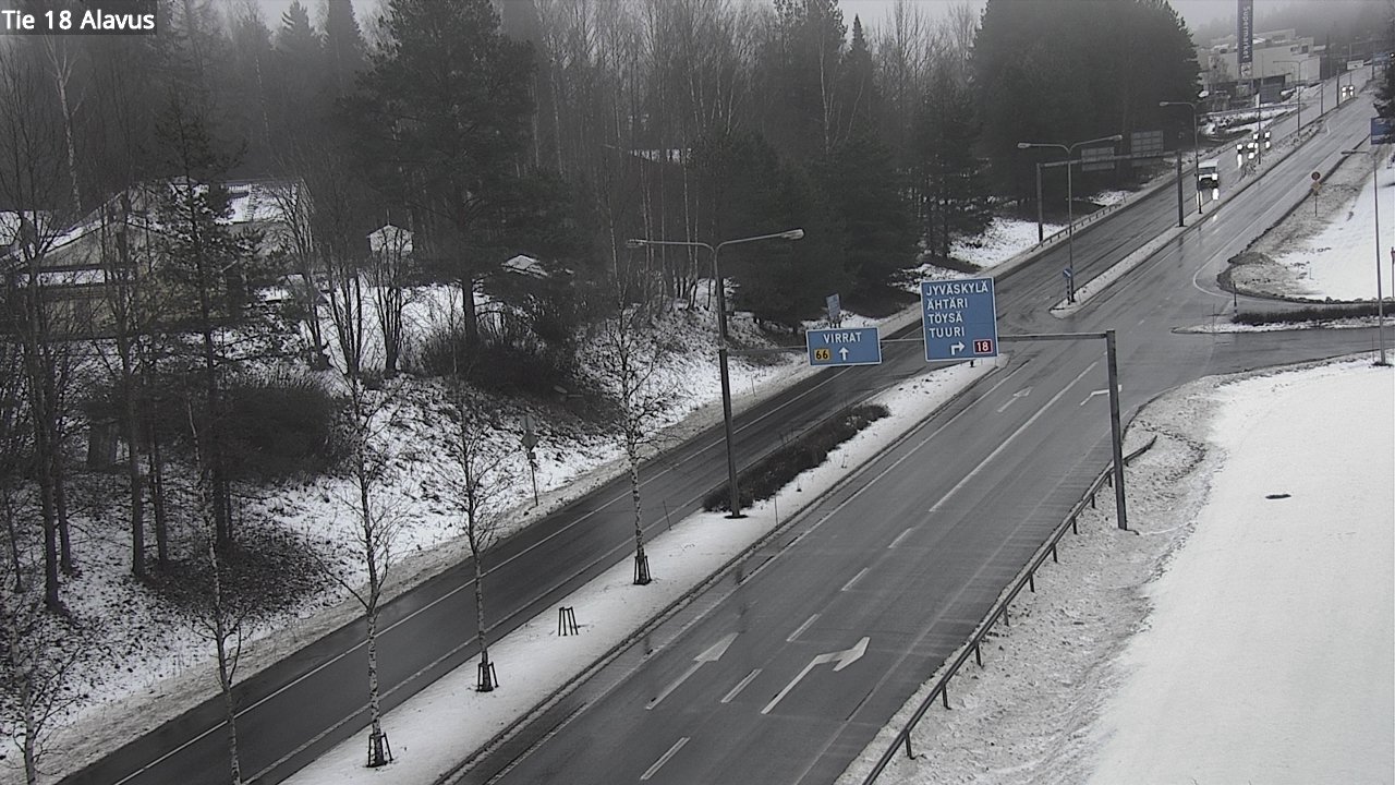 Weather Camera Image Road 18 Alavus, Alavus, Etelä-Pohjanmaa
