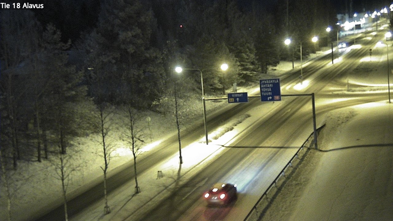 Weather Camera Image Road 18 Alavus, Alavus, Etelä-Pohjanmaa