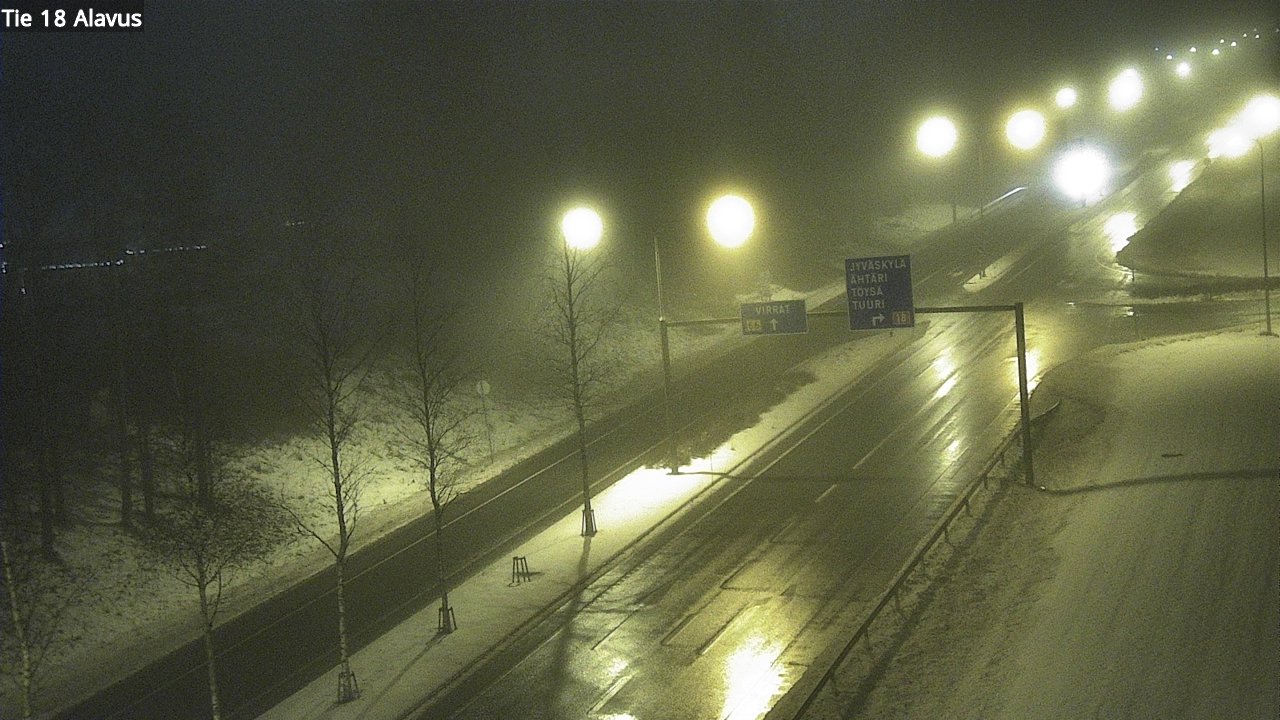 Weather Camera Image Road 18 Alavus, Alavus, Etelä-Pohjanmaa