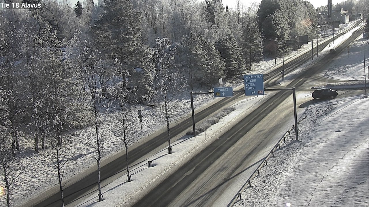 Weather Camera Image Väg 18 Alavo, Alavus, Etelä-Pohjanmaa