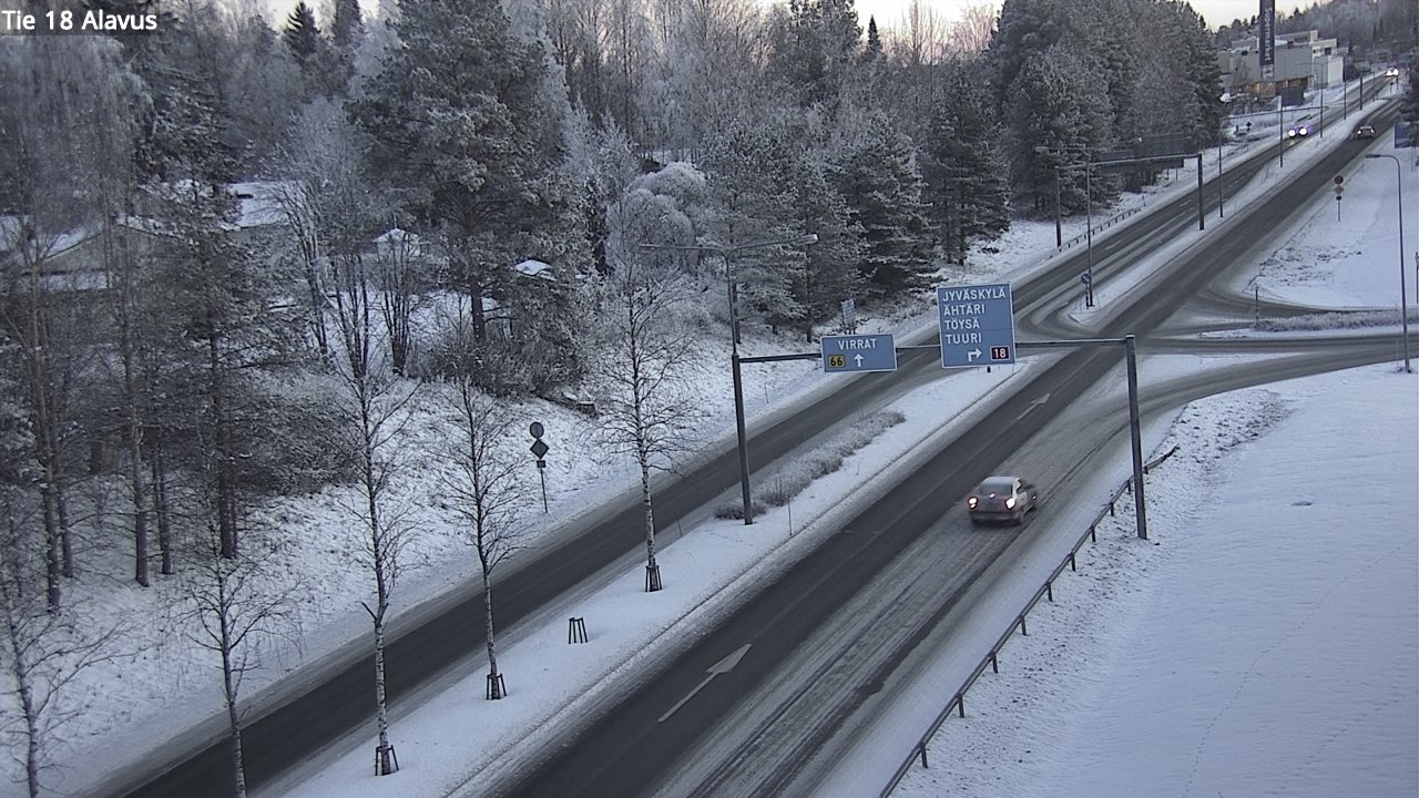 Weather Camera Image Väg 18 Alavo, Alavus, Etelä-Pohjanmaa