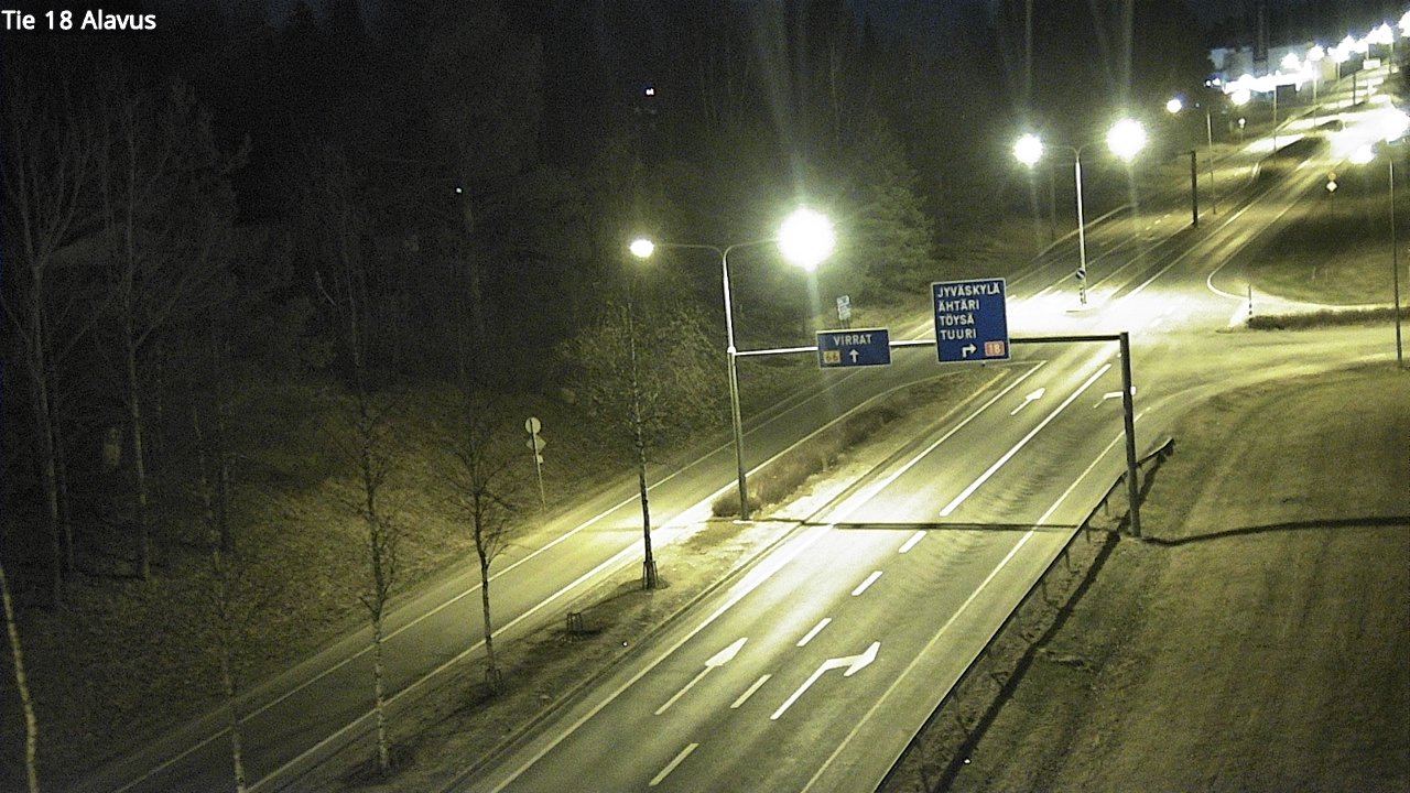 Weather Camera Image Road 18 Alavus, Alavus, Etelä-Pohjanmaa