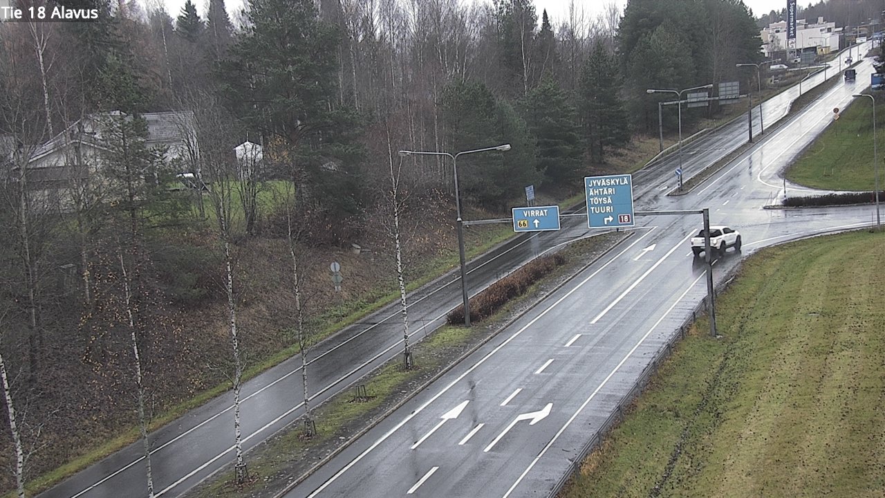 Weather Camera Image Väg 18 Alavo, Alavus, Etelä-Pohjanmaa