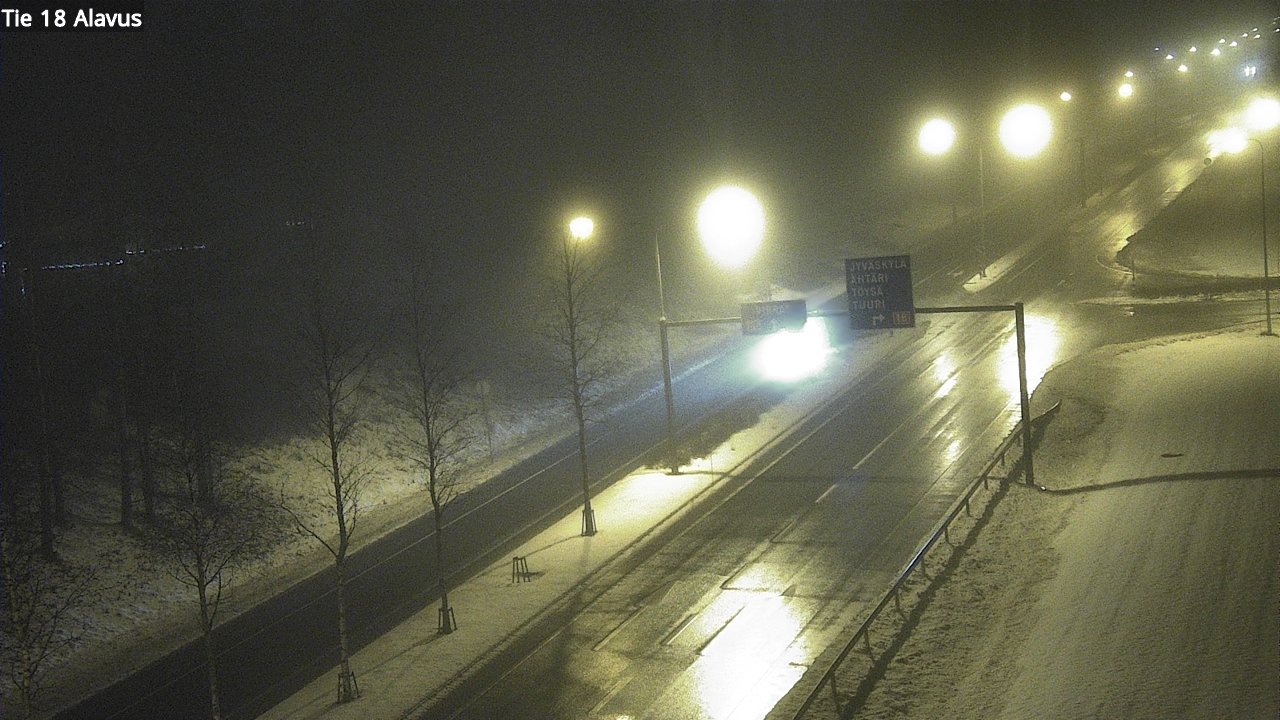 Weather Camera Image Road 18 Alavus, Alavus, Etelä-Pohjanmaa
