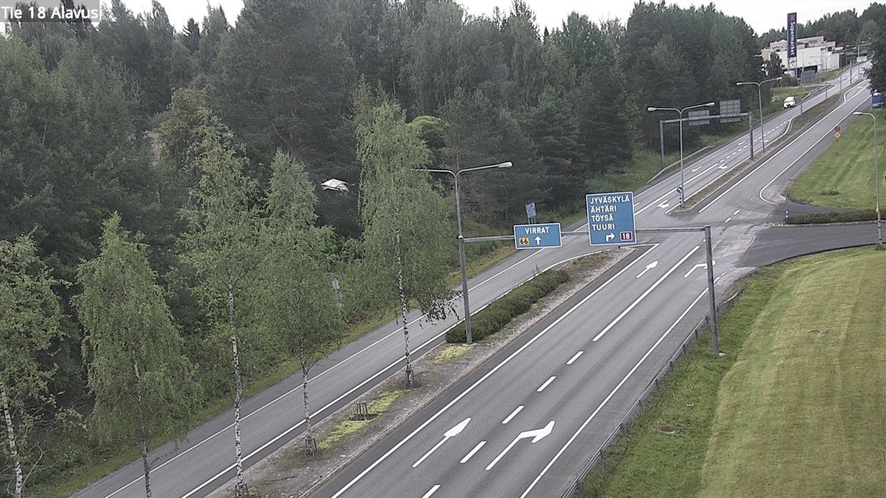 Weather Camera Image Road 18 Alavus, Alavus, Etelä-Pohjanmaa