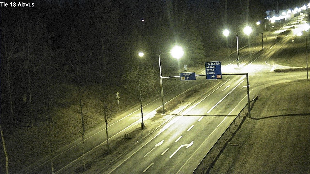 Weather Camera Image Road 18 Alavus, Alavus, Etelä-Pohjanmaa