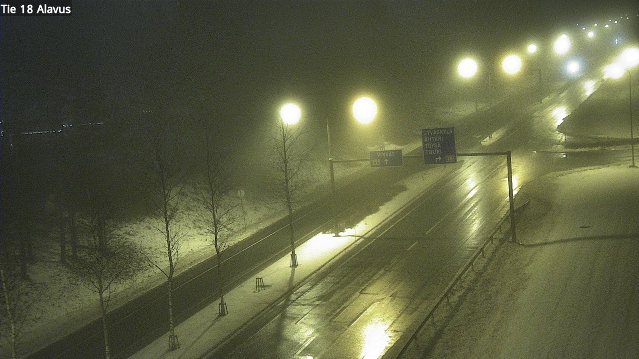 Weather Camera Image Road 18 Alavus, Alavus, Etelä-Pohjanmaa