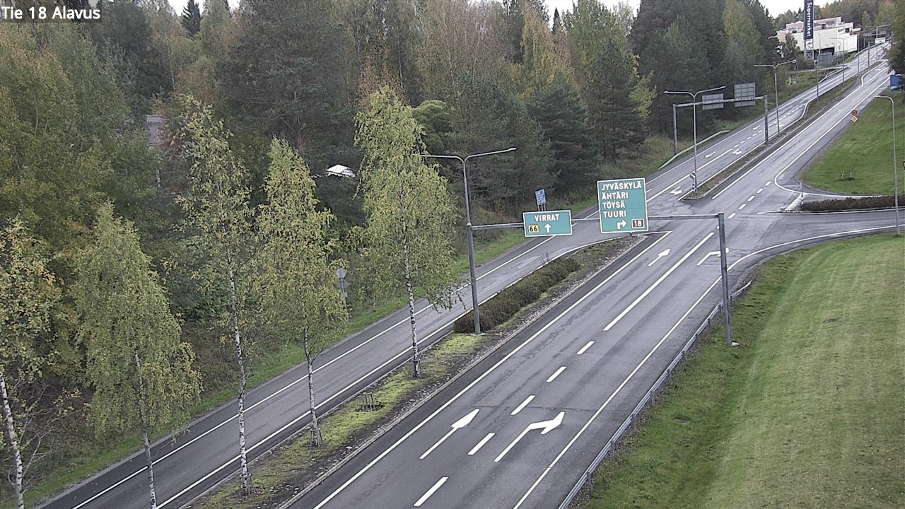Weather Camera Image Road 18 Alavus, Alavus, Etelä-Pohjanmaa