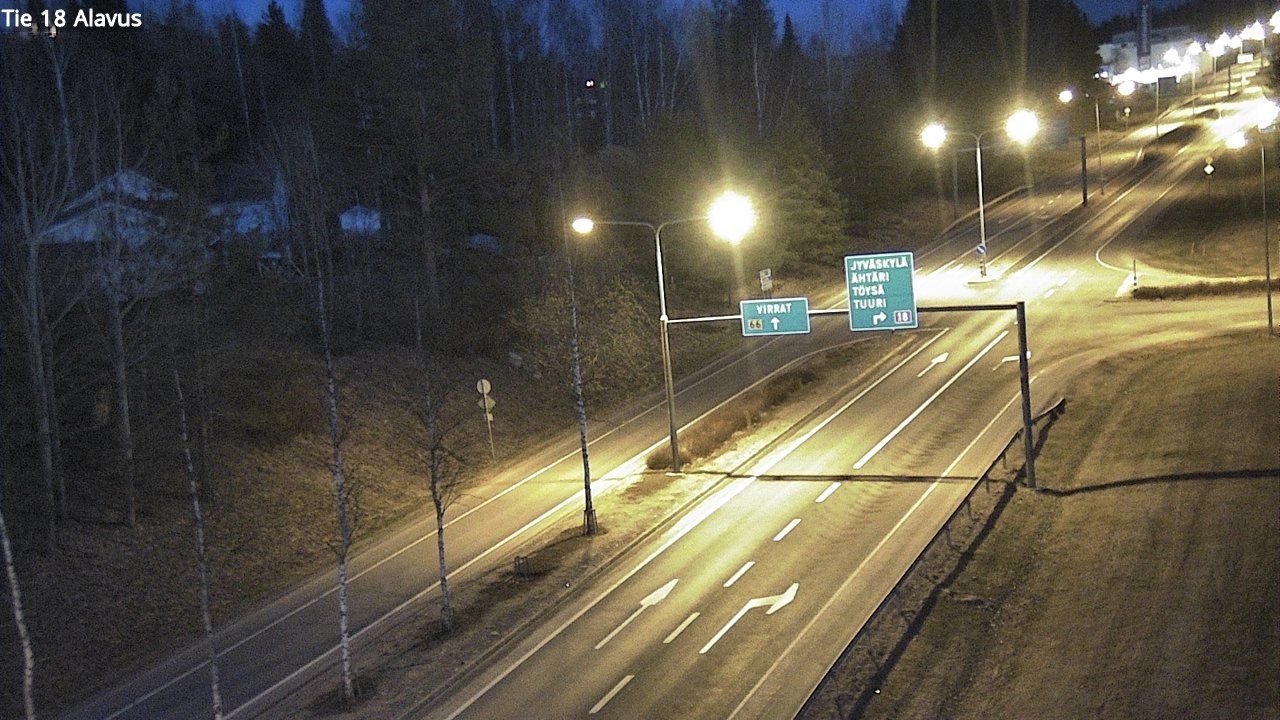 Weather Camera Image Road 18 Alavus, Alavus, Etelä-Pohjanmaa