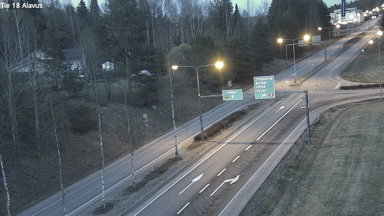 Weather Camera Image Road 18 Alavus, Alavus, Etelä-Pohjanmaa