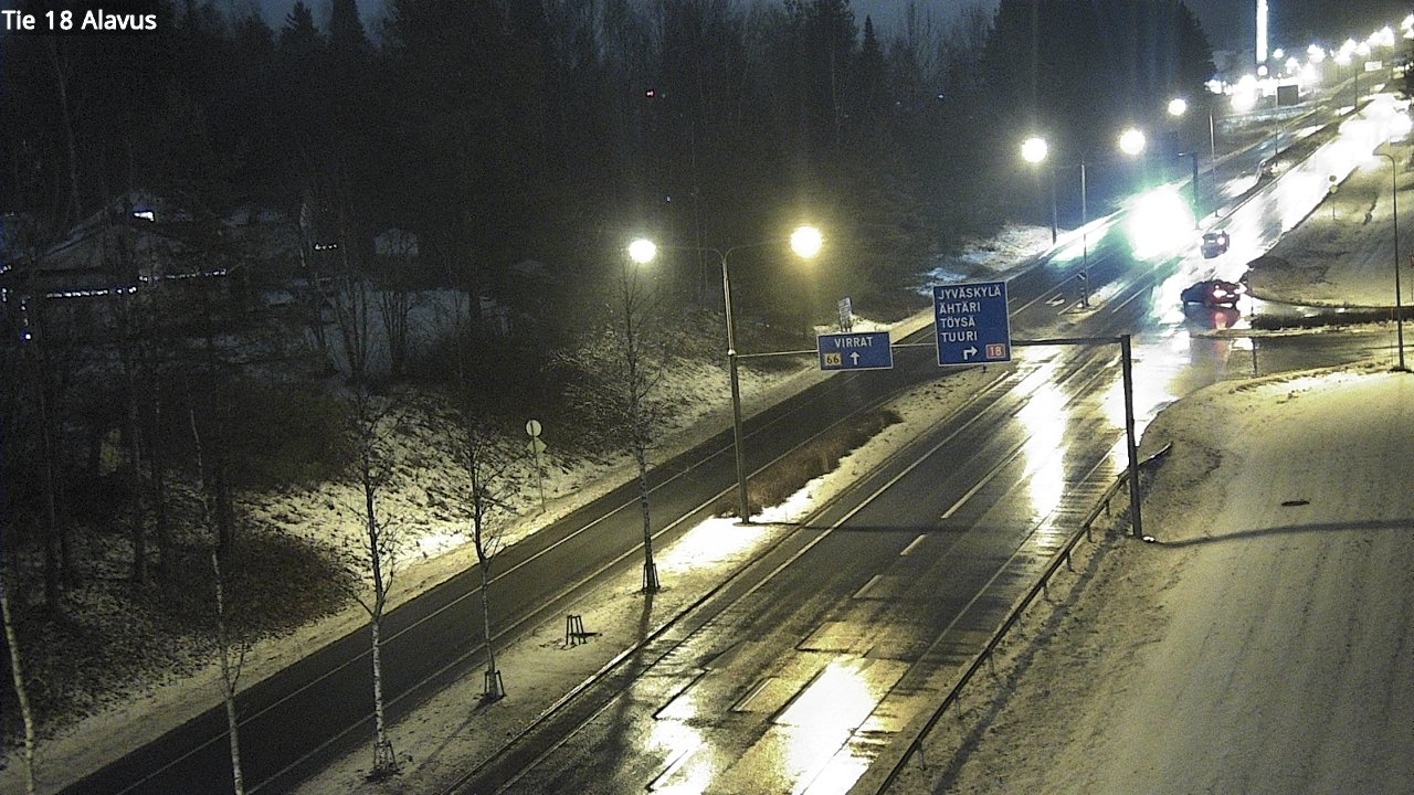 Weather Camera Image Road 18 Alavus, Alavus, Etelä-Pohjanmaa