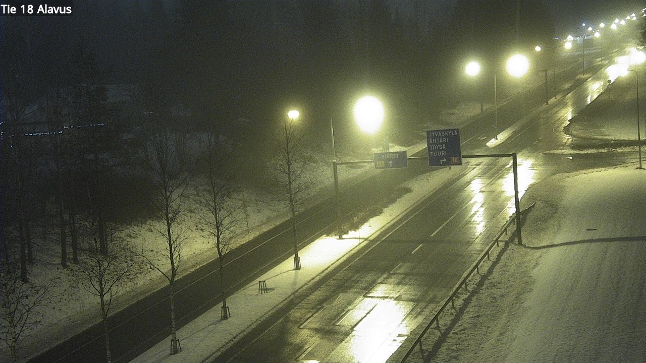 Weather Camera Image Road 18 Alavus, Alavus, Etelä-Pohjanmaa