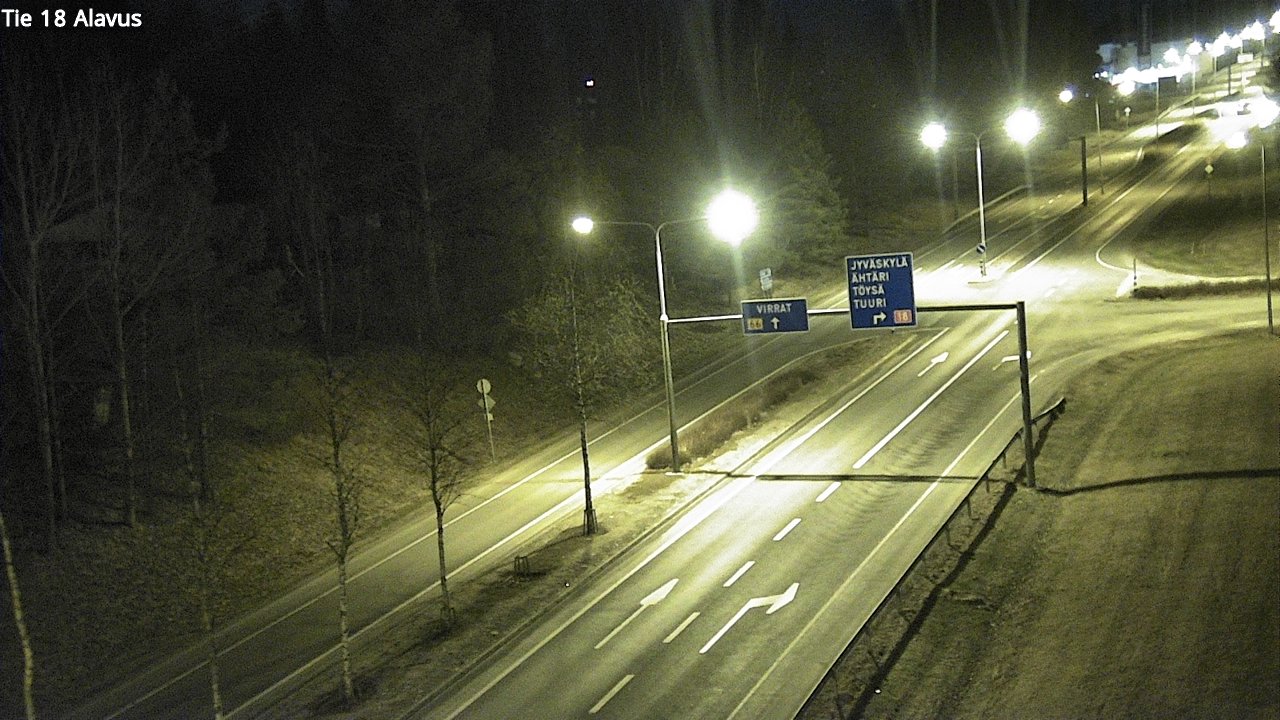 Weather Camera Image Road 18 Alavus, Alavus, Etelä-Pohjanmaa