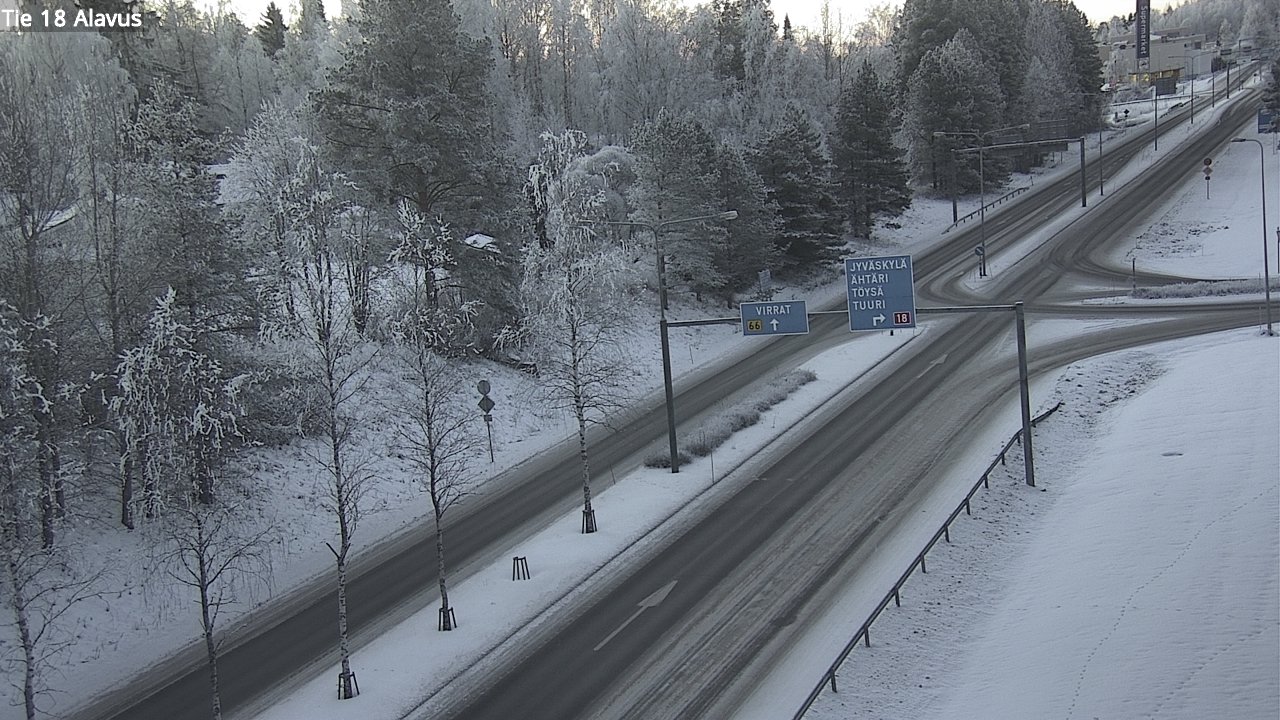 Weather Camera Image Väg 18 Alavo, Alavus, Etelä-Pohjanmaa