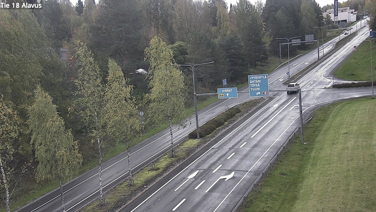 Weather Camera Image Road 18 Alavus, Alavus, Etelä-Pohjanmaa