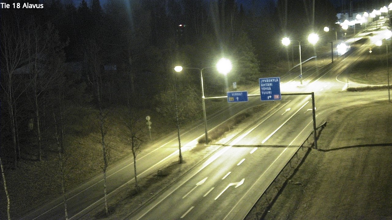 Weather Camera Image Road 18 Alavus, Alavus, Etelä-Pohjanmaa