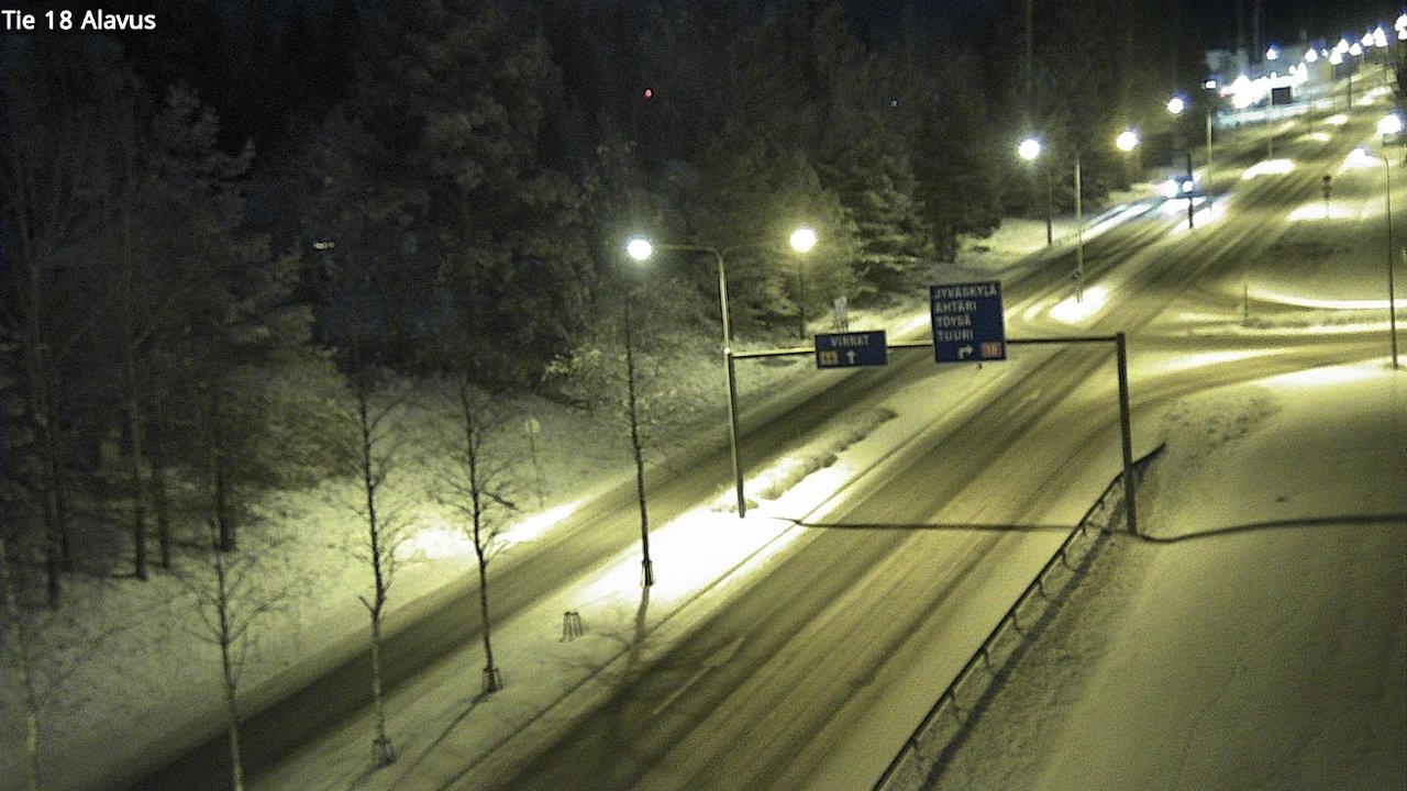 Weather Camera Image Road 18 Alavus, Alavus, Etelä-Pohjanmaa
