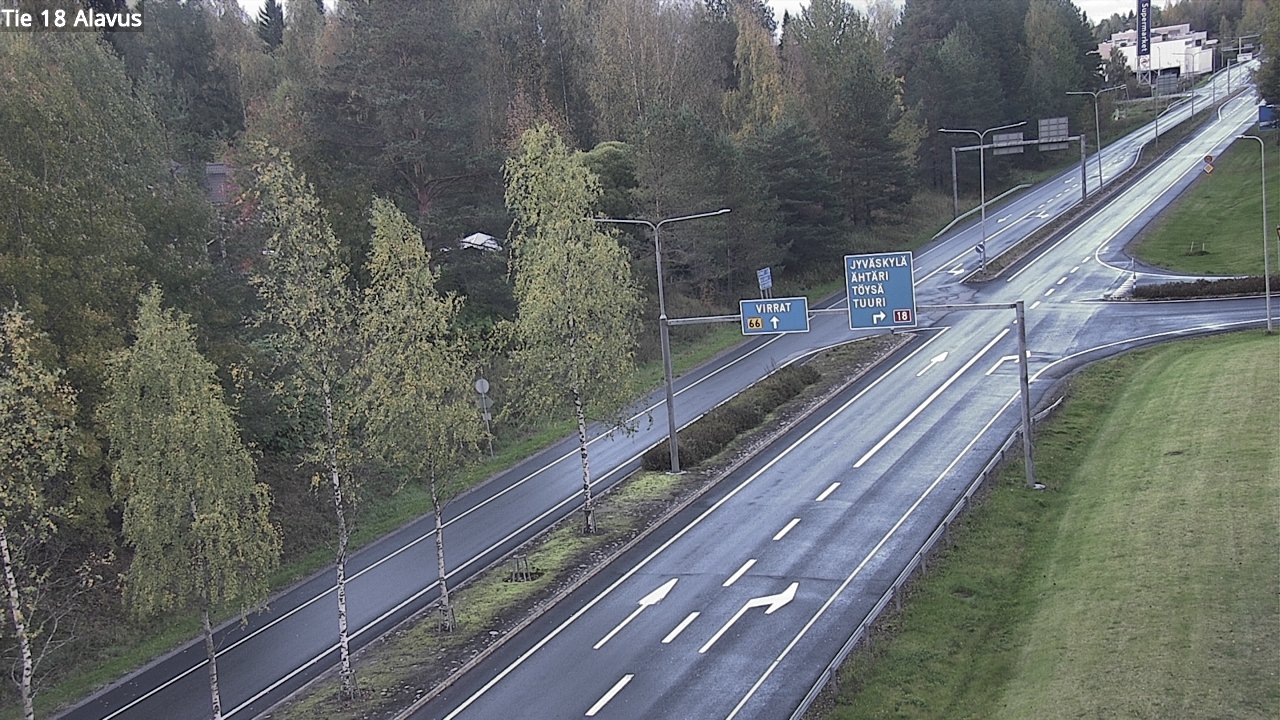 Weather Camera Image Road 18 Alavus, Alavus, Etelä-Pohjanmaa