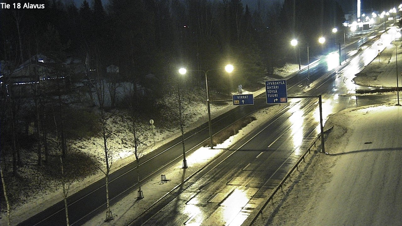 Weather Camera Image Road 18 Alavus, Alavus, Etelä-Pohjanmaa