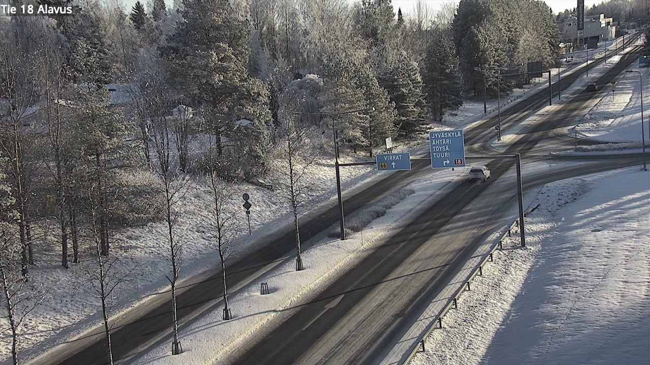 Weather Camera Image Väg 18 Alavo, Alavus, Etelä-Pohjanmaa