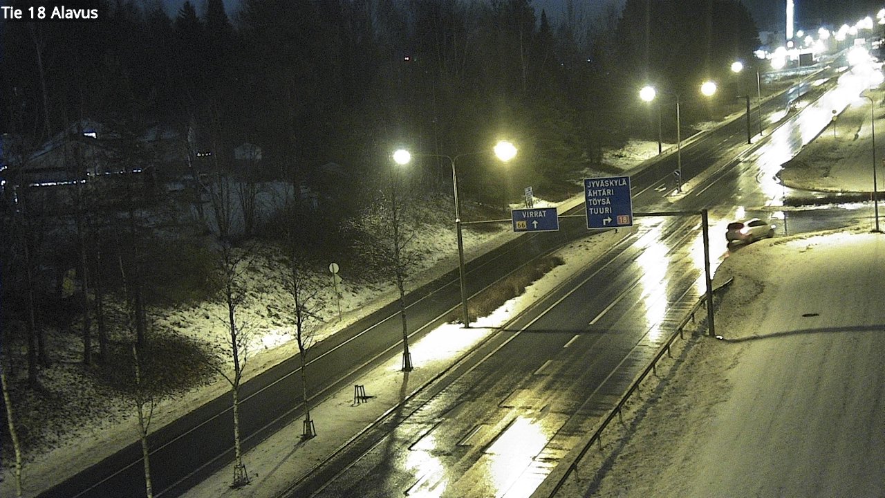 Weather Camera Image Road 18 Alavus, Alavus, Etelä-Pohjanmaa