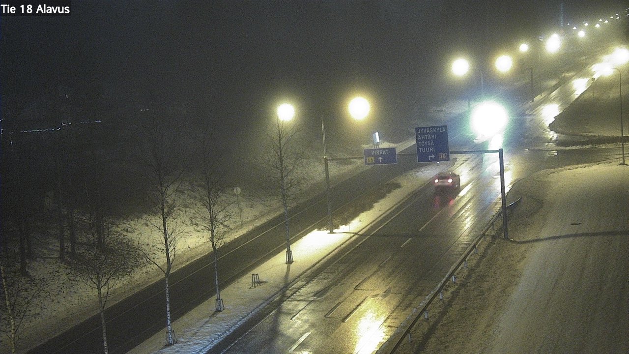 Weather Camera Image Road 18 Alavus, Alavus, Etelä-Pohjanmaa