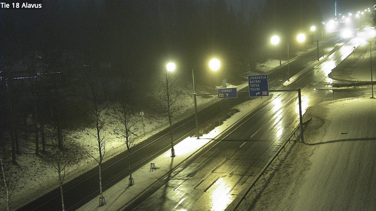 Weather Camera Image Road 18 Alavus, Alavus, Etelä-Pohjanmaa