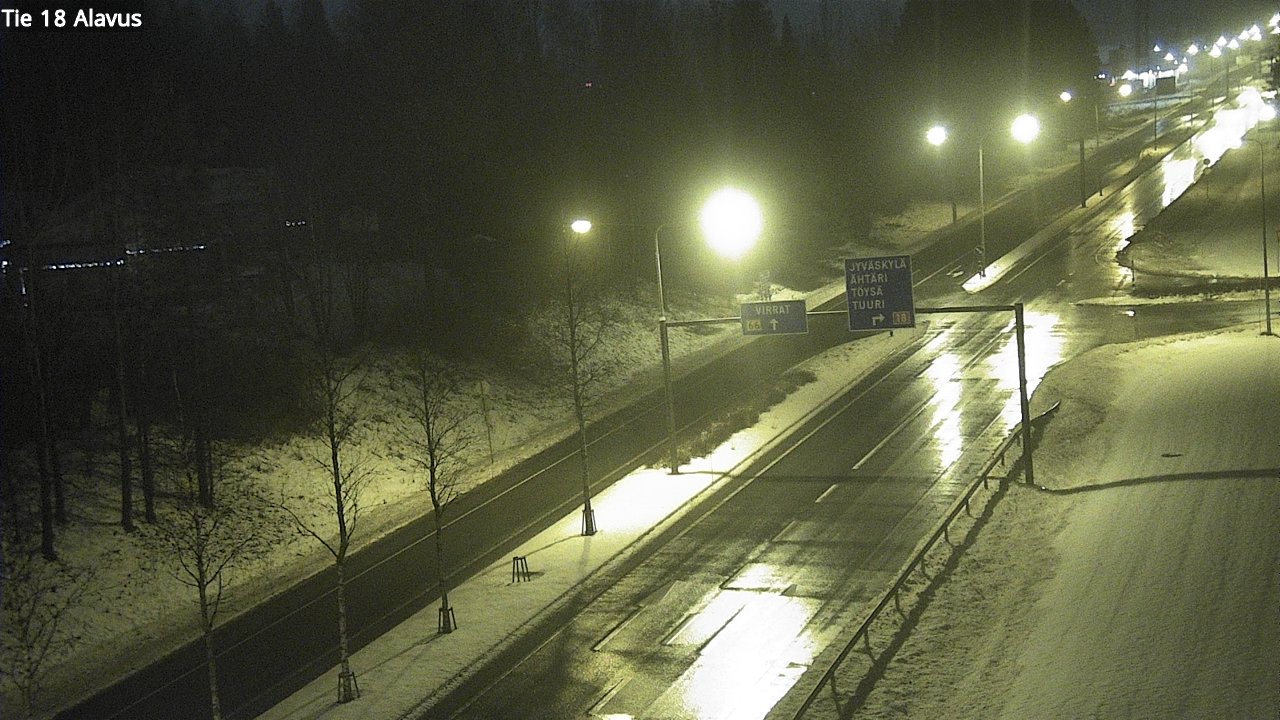 Weather Camera Image Road 18 Alavus, Alavus, Etelä-Pohjanmaa
