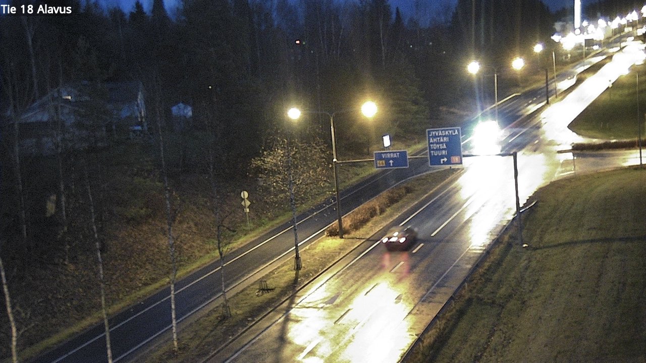 Weather Camera Image Väg 18 Alavo, Alavus, Etelä-Pohjanmaa