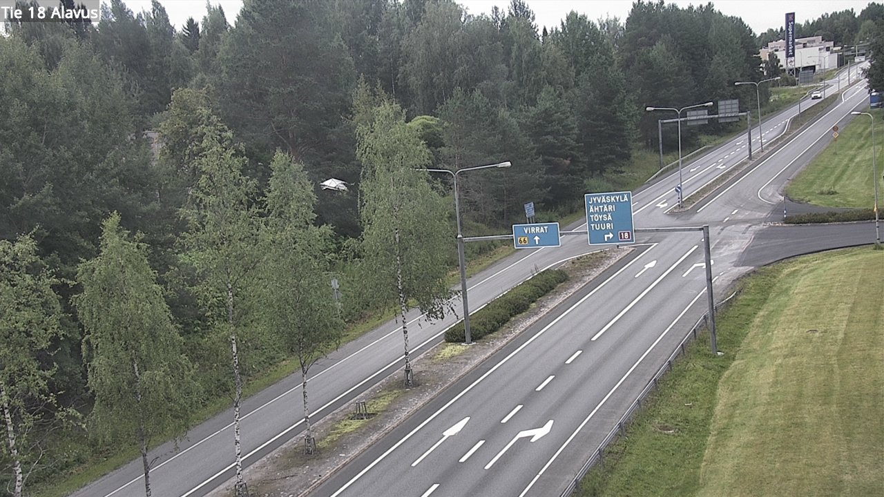 Weather Camera Image Road 18 Alavus, Alavus, Etelä-Pohjanmaa