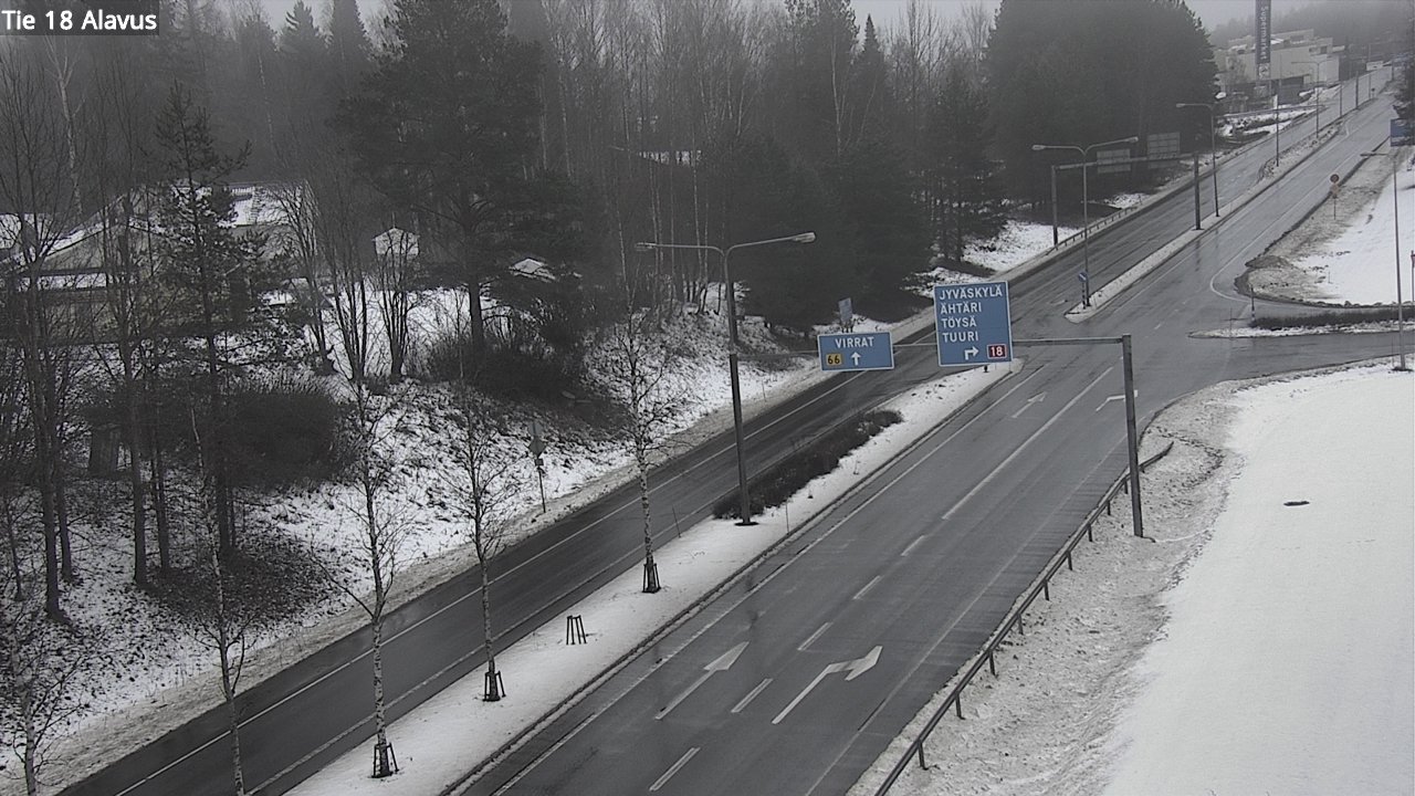 Weather Camera Image Road 18 Alavus, Alavus, Etelä-Pohjanmaa