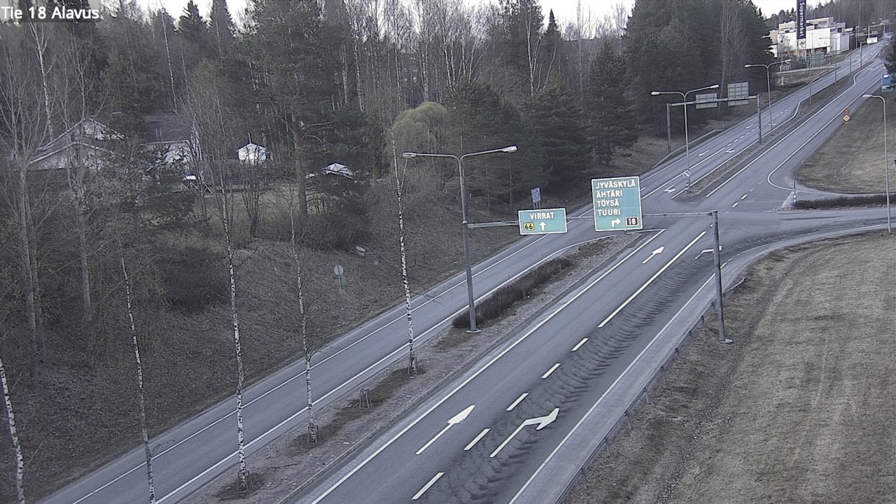 Weather Camera Image Road 18 Alavus, Alavus, Etelä-Pohjanmaa