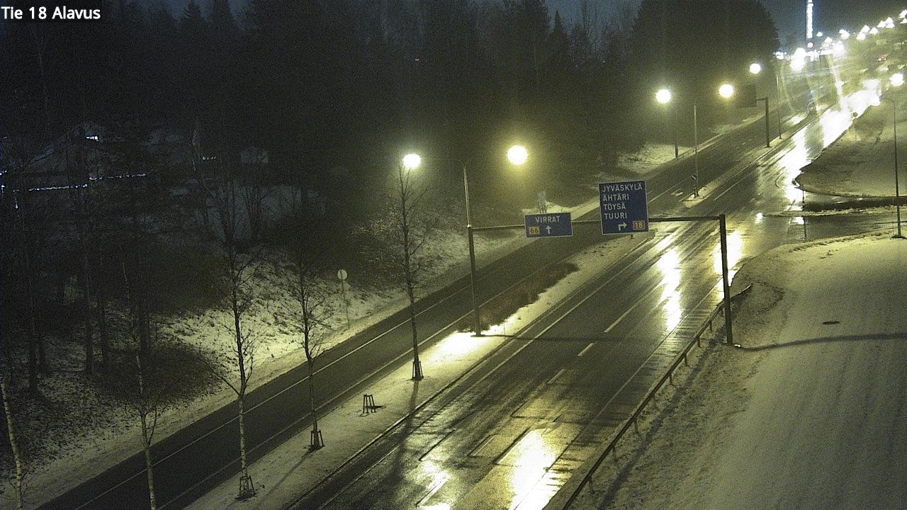 Weather Camera Image Road 18 Alavus, Alavus, Etelä-Pohjanmaa