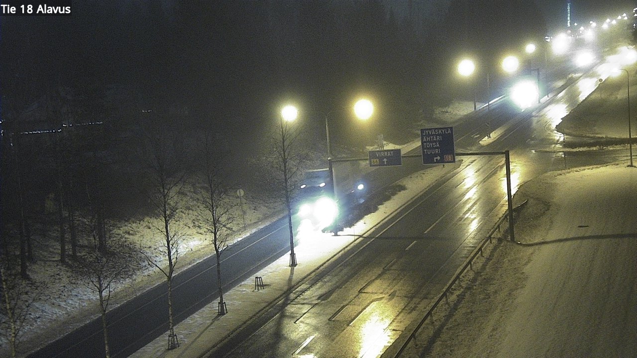 Weather Camera Image Road 18 Alavus, Alavus, Etelä-Pohjanmaa