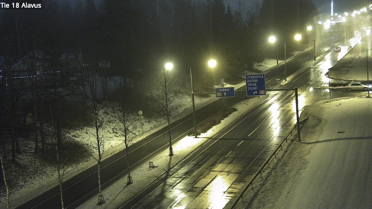 Weather Camera Image Road 18 Alavus, Alavus, Etelä-Pohjanmaa