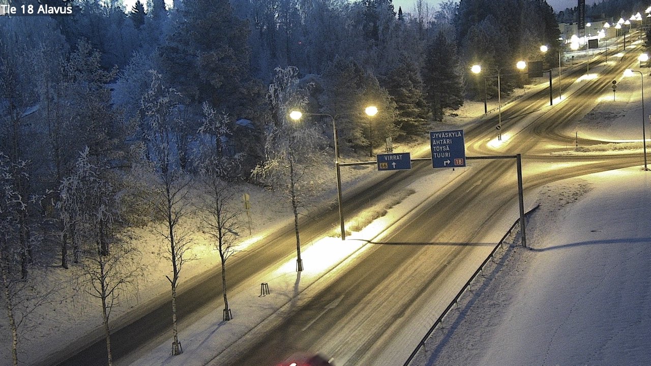 Weather Camera Image Väg 18 Alavo, Alavus, Etelä-Pohjanmaa