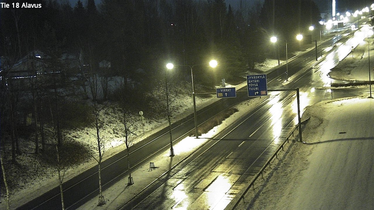 Weather Camera Image Road 18 Alavus, Alavus, Etelä-Pohjanmaa