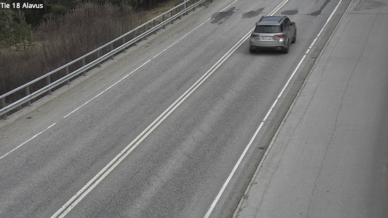 Weather Camera Image Väg 18 Alavo, Alavus, Etelä-Pohjanmaa
