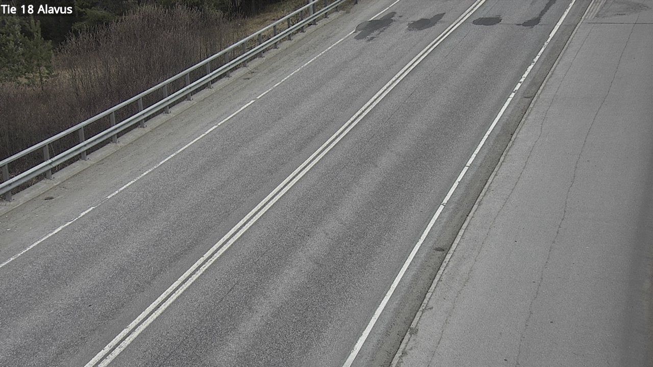 Weather Camera Image Väg 18 Alavo, Alavus, Etelä-Pohjanmaa